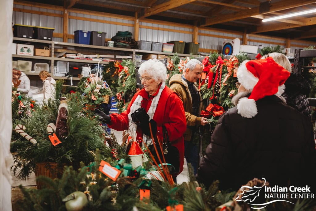 handmade evergreen decor