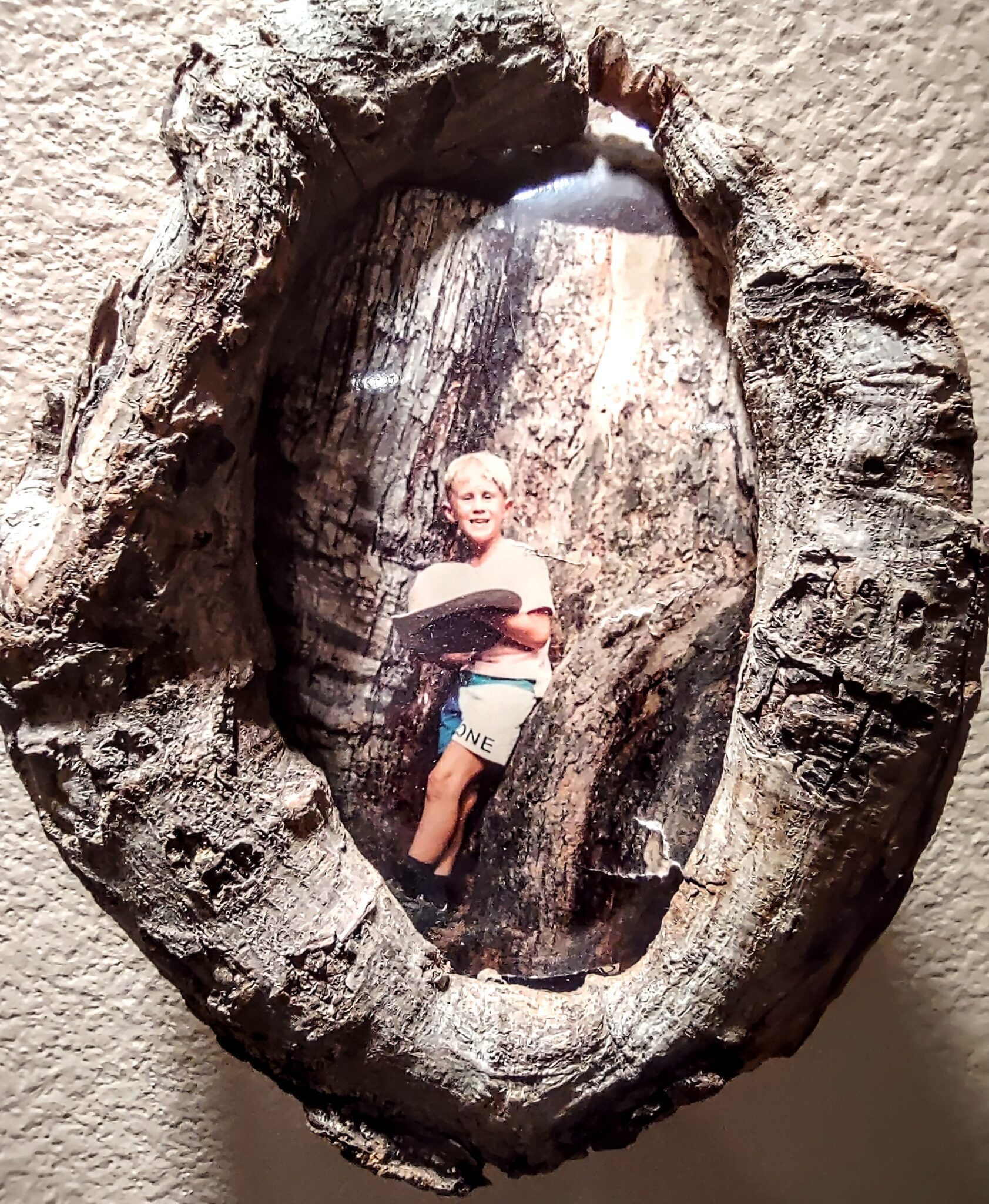 Framed photo of Brayton Weber in Olde Henry