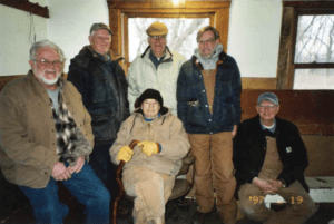 Lester Sendecki with fellow volunteers in Sugar House