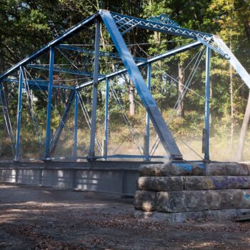 Blue Bridge at Indian Creek Nature Center