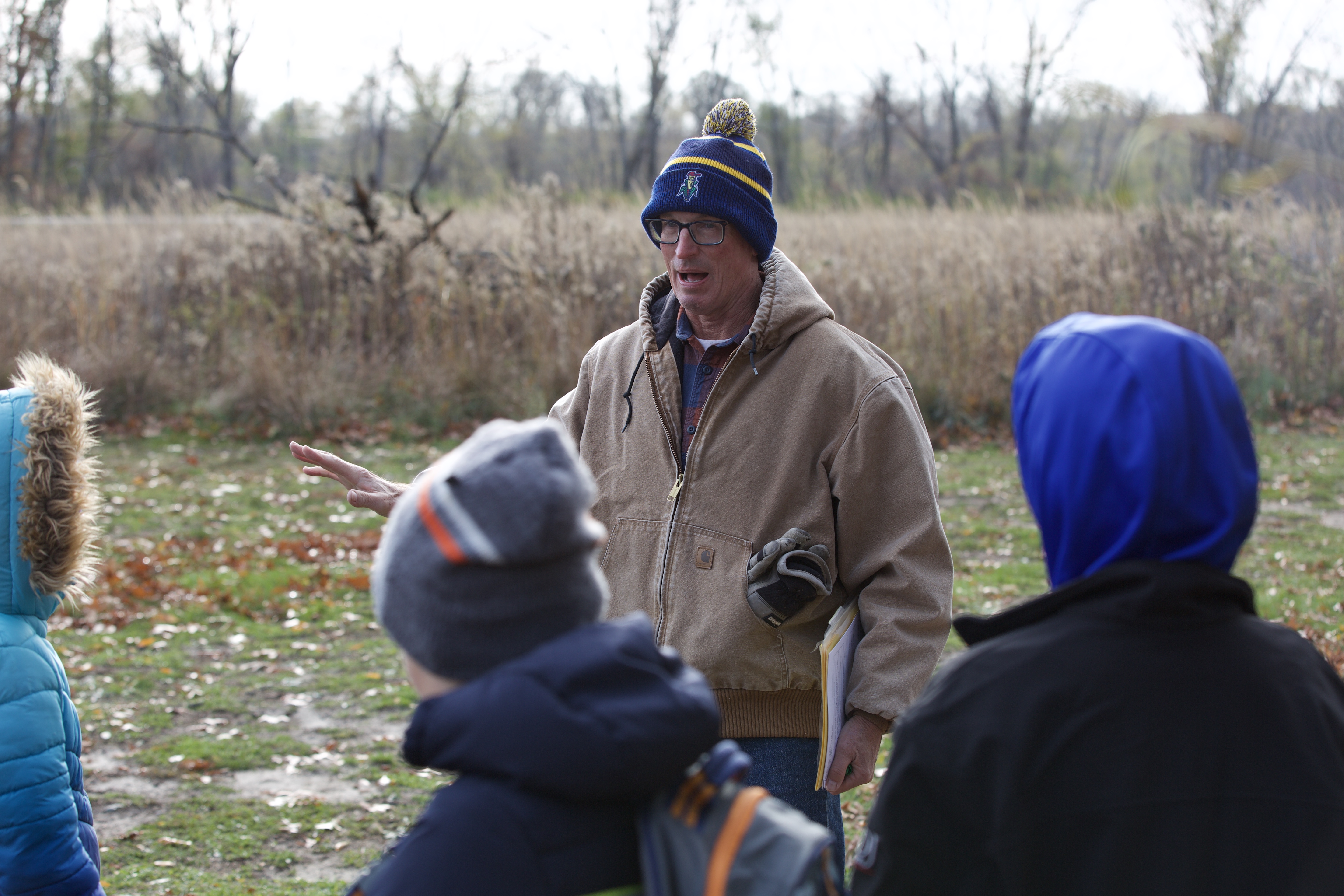 Steve Keane leading a field trip