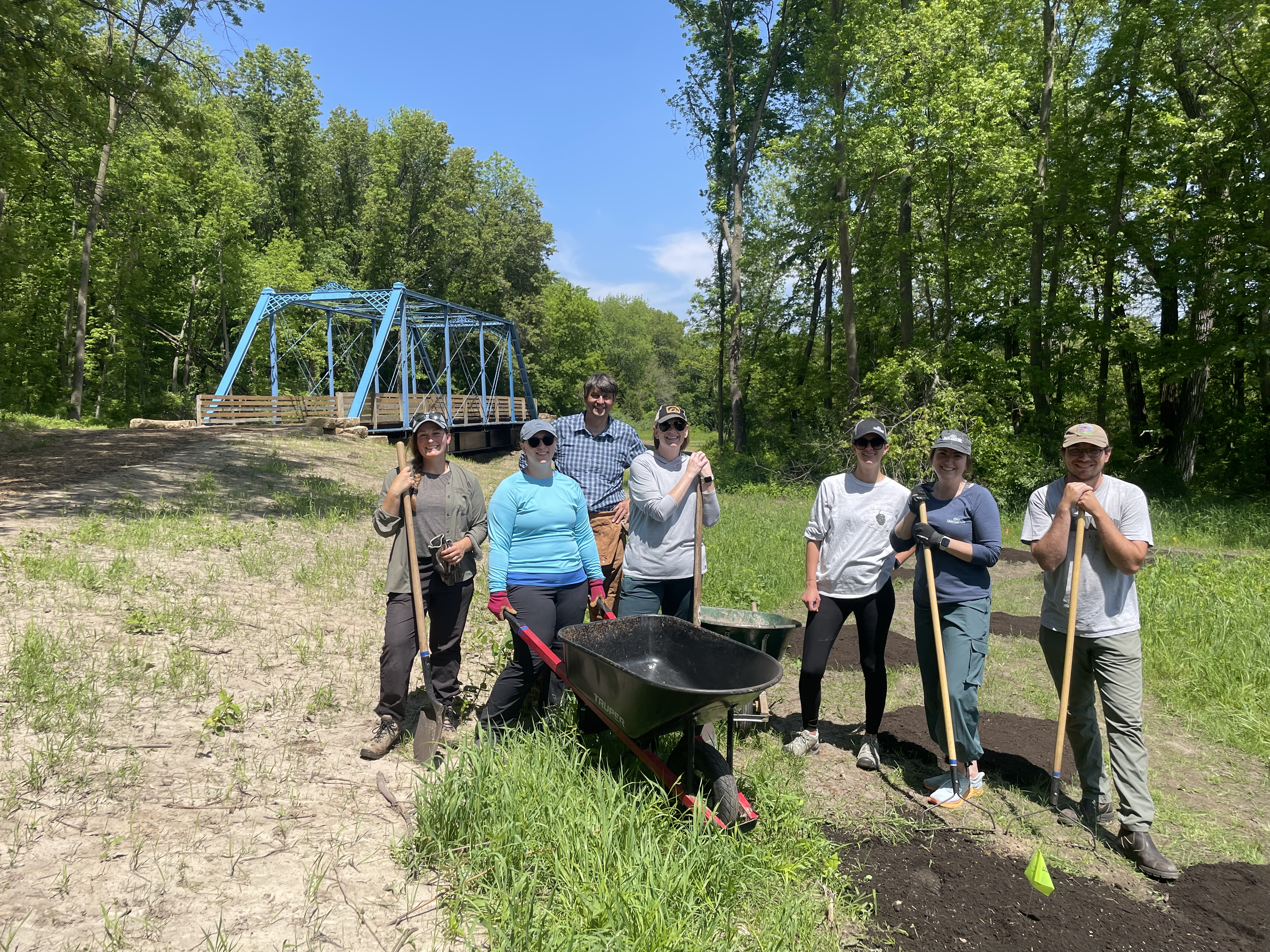 Volunteers on Bluebird Trail