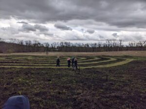 CFS students explore burned prairie